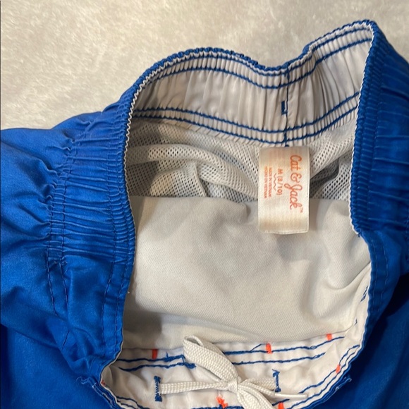 Cat & Jack Blue Shark Swim Trunks - Picture 2 of 10